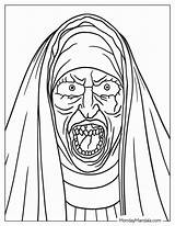 20 Horror Coloring Pages Free PDF Printables sketch template