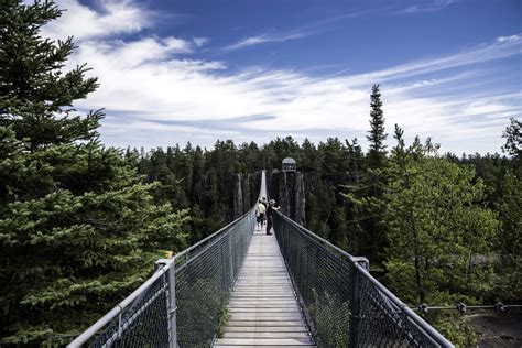 Eagle Canyon Suspension Bridge - Lake Superior Circle Tour