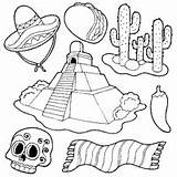 Mexico » Coloring Pages Surfnetkids sketch template
