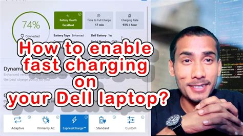 How to enable fast charging on my Dell laptop?|2024| - YouTube