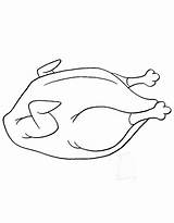 Chicken Meat Coloring Clipart Fried Food Roasted Clip Pages Drawing  sketch template