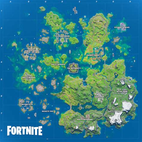 Fortnite - todos los cambios del nuevo mapa en la Temporada 5 del ...