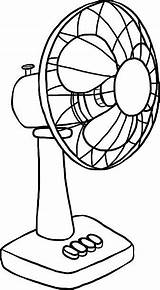 Fan Clip Art Black And White Sketch Coloring Page sketch template