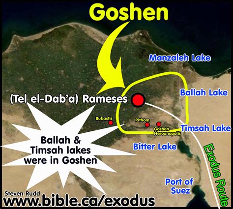 The Exodus Route: Goshen And Ramses F2F