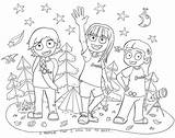 Brownies Colouring Page  Pages Coloring Cat coloring sketch template