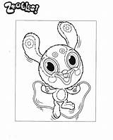 Zoobles Coloring Page sketch template