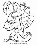 Jack And The Beanstalk Coloring Sheets Pages sketch template