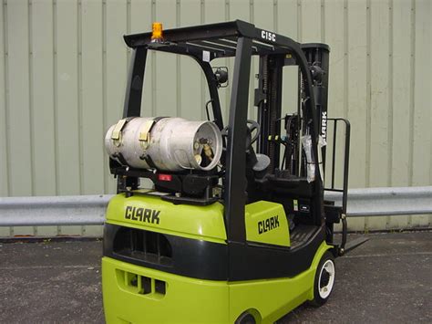 Propane forklift starts and dies