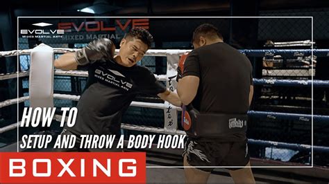 Boxing | How To Setup And Throw A Body Hook - YouTube