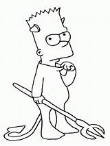 Bart Simpson 2 Coloring Page  Free Printable Pages For Kids sketch template