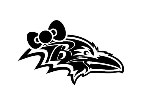 Baltimore Ravens Girl Vinyl Decal Sticker Car Decal by PaZaBri