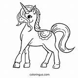 Unicorn Coloring Pages Free Printable PDF sketch template
