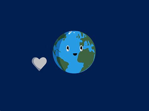 Love Our Planet (Earth Day GIF) - Jake Hawkins in 2020 | Cute gif, Earth, World map wallpaper