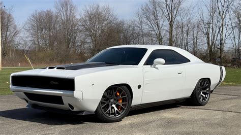 This 1968 Dodge Charger Is Really a Reimagined Challenger Hellcat With Carbon Fiber and a ...