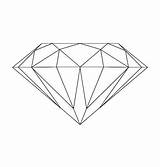 Diamond Coloring Page For Kids sketch template