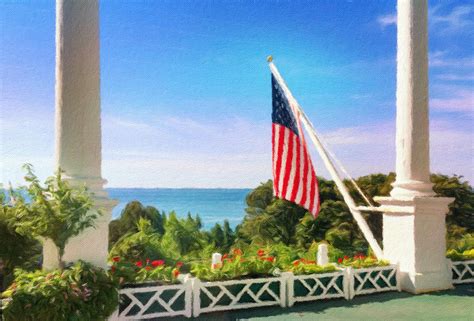 A View from the Grand Hotel Porch Photograph by Diane Lindon Coy