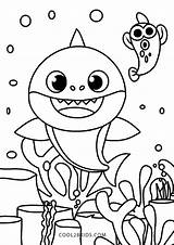 Free Printable Baby Shark Coloring Pages For Kids sketch template
