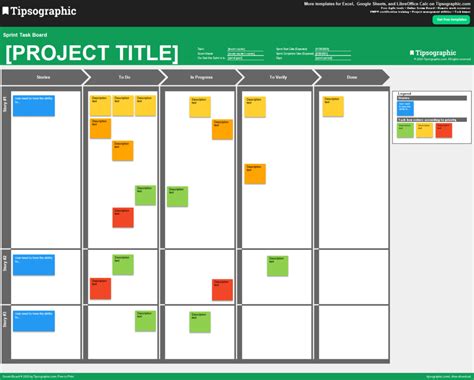 FREE DOWNLOAD > Scrum Board Template for Excel, Free Download