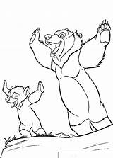 Coloring Page  Koda And Kenai Have Fun sketch template