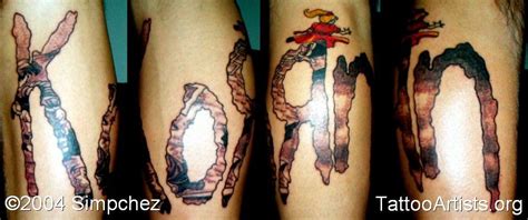 korn - Tattoo Artists.org | Tattoos, Korn, Watercolor tattoo