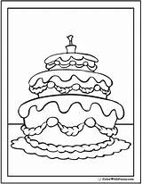 Cake Food Coloring Pages sketch template