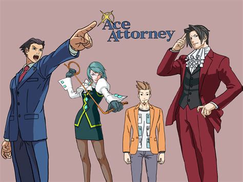 Phoenix Wright characters by reaperSKD on DeviantArt