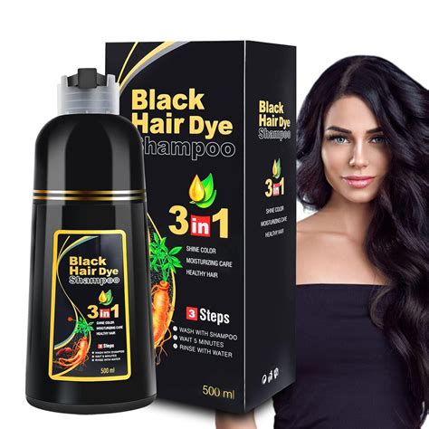 Instant Dark Brown Herbal Hair Dye Shampoo for Men & Nepal | Ubuy