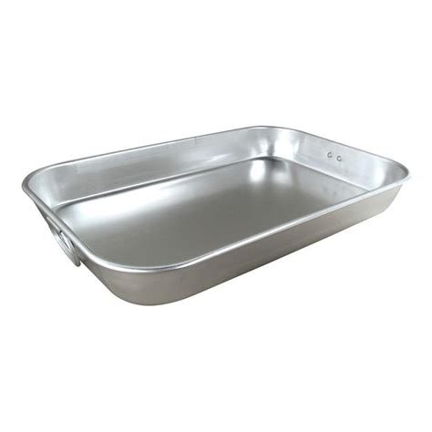 Aluminum Baking Pan with Handles - 17 3/4" x 11 1/2" x 2 1/4"