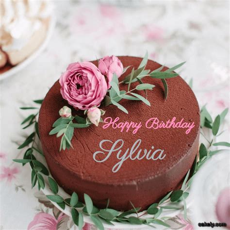 🎂 Happy Birthday Sylvia Cakes 🍰 Instant Free Download