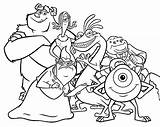 Monsters Inc coloring Pages  ColoringLib sketch template