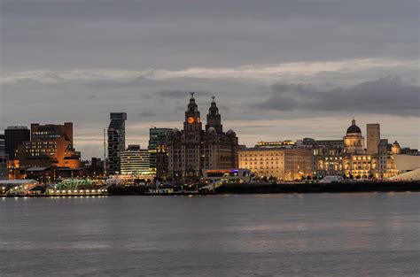 Liverpool Waterfront at Night Photograph by Spikey Mouse Photography ...