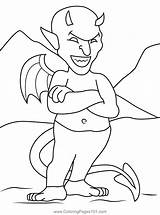 Devil Coloring Pages sketch template
