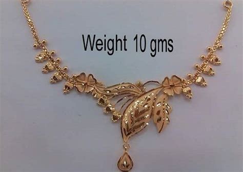 Gold necklace designs in 10 grams 10 latest and traditional models – Artofit