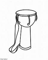 African Drums Coloring Page Free Printable Pages sketch template