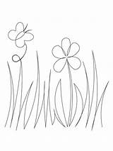 Grass coloring pages sketch template