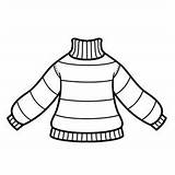 Sweater Coloring Page Vector Images Over 330 sketch template