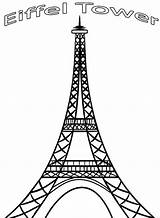 Paris Eiffel Tower Coloring Pages sketch template