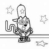 Funny Wubbzy Coloring Page  Free Printable Pages For Kids sketch template