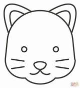 Cat Face coloring page  Free Printable Coloring Pages sketch template