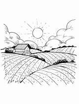 Agricultural Coloring Pages sketch template