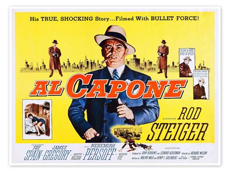 AL CAPONE, Rod Steiger print by Everett Collection | Posterlounge