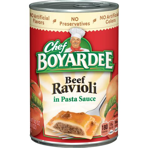 CHEF BOYARDEE BEEF RAVIOLI 40 OZ | Conagra Foodservice