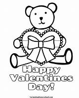 Happy Valentines Day Coloring Pages sketch template