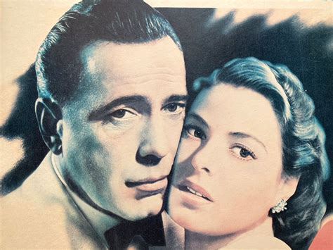 Casablanca Movie Poster Bergman Bogart Lithograph 1978 IRA - Etsy