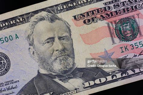 Fifty Dollar Bill Ulysses S Grant Us Currency High-Res Stock Photo ...