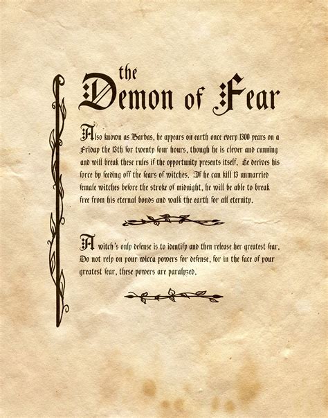 The Demon Of Fear by Charmed-BOS on DeviantArt | Charmed book of ...