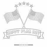 Free Flag Day Coloring Pages  Mimi Panda sketch template
