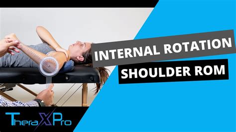 Goniometry | Shoulder Internal Rotation Range of Motion - YouTube