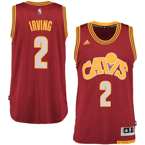 adidas Kyrie Irving Cleveland Cavaliers Wine Alternate Swingman Jersey