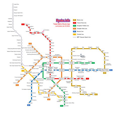 Taipei metro map - bbswes